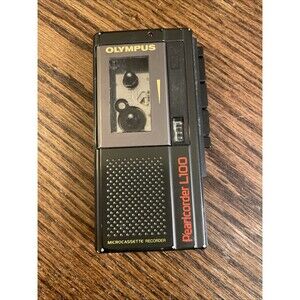 Vintage Olympus Pearlcorder L100 Micro Cassette Recorder Tested